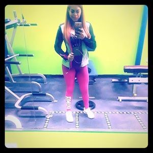 PUMA pink Active pants